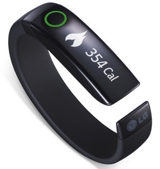 LG FB84-BL Wristband activity tracker 0.91" OLED Wireless Black