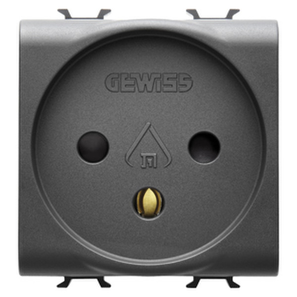 Gewiss GW12281 Type H Black socket-outlet