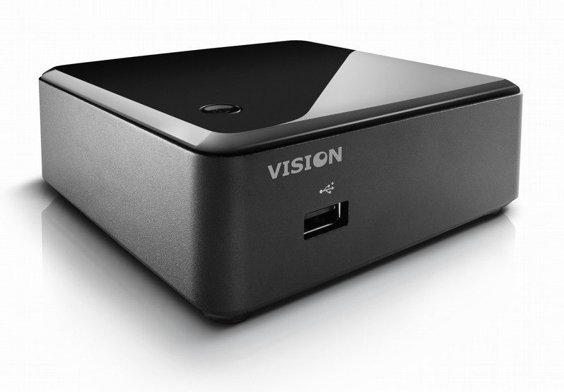 Vision VMP Celeron 30ГБ 7.1канала 1920 x 1200пикселей Черный медиаплеер