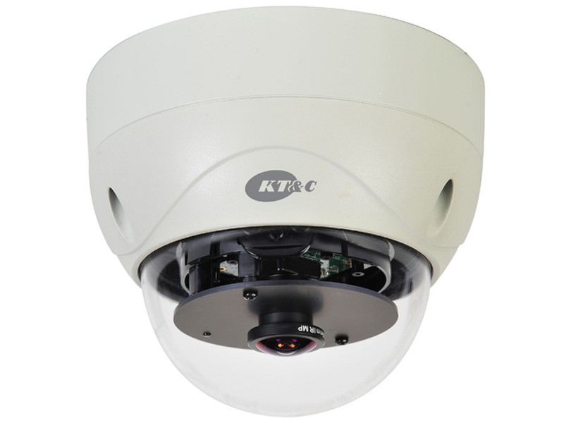 KT&C KPC-HDV120F CCTV security camera Dome White security camera
