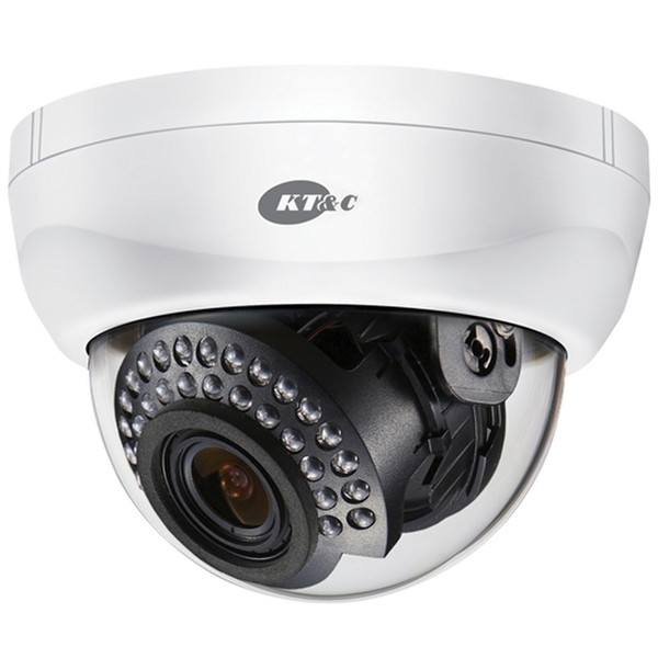 KT&C KPC-HND122MV CCTV security camera Innenraum Kuppel Weiß Sicherheitskamera