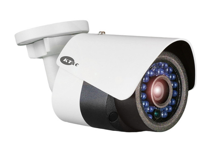 KT&C KNC-P3BR4IR IP security camera Outdoor Geschoss Weiß Sicherheitskamera