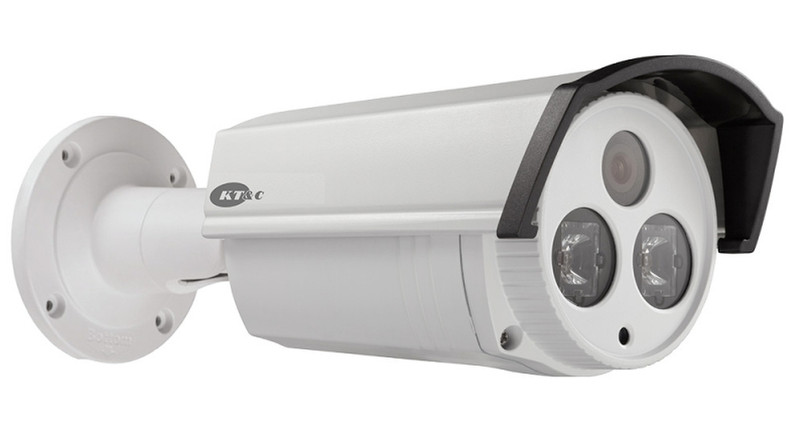 KT&C KNC-P3BR6XIR IP security camera Outdoor Geschoss Weiß Sicherheitskamera