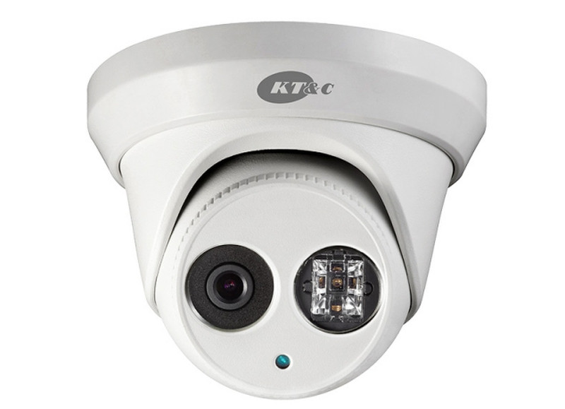 KT&C KNC-P3TR3XIR IP security camera Outdoor Kuppel Weiß Sicherheitskamera