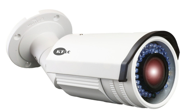 KT&C KNC-P3BR28V12IR IP security camera Outdoor Geschoss Weiß Sicherheitskamera