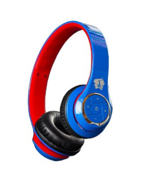 Life N Soul BN301-BUR Binaural Kopfband Blau, Rot Mobiles Headset