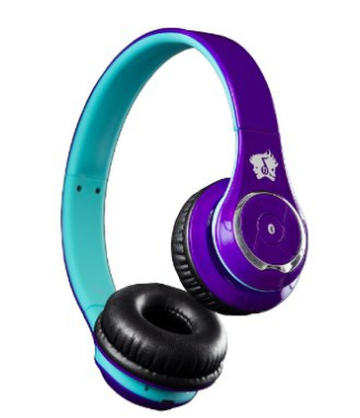 Life N Soul BN301-PBU Binaural Kopfband Blau, Violett Mobiles Headset