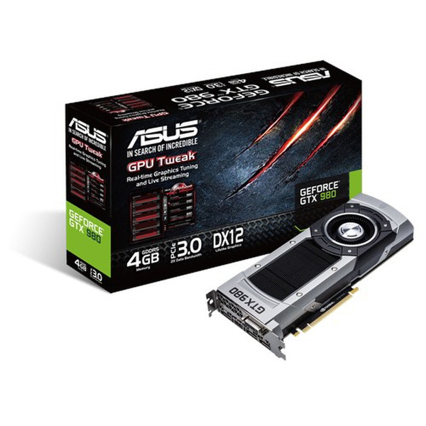 ASUS GTX980-4GD5 GeForce GTX 980 4GB GDDR5 Grafikkarte