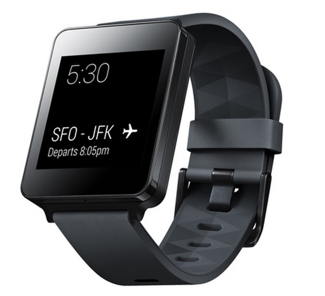 LG G Watch 1.65Zoll IPS 63g Schwarz Smartwatch