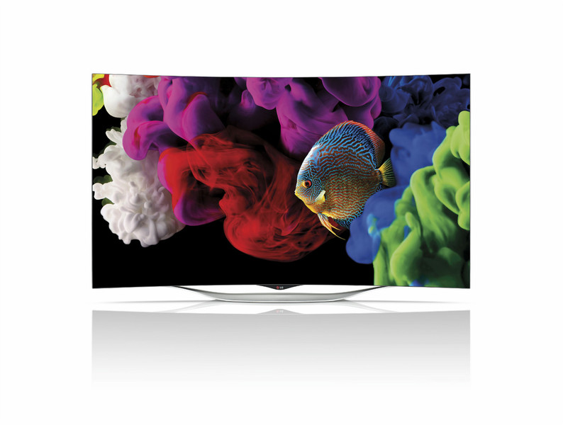 LG 55EC930V 55Zoll Full HD 3D Smart-TV WLAN Schwarz, Silber LED-Fernseher