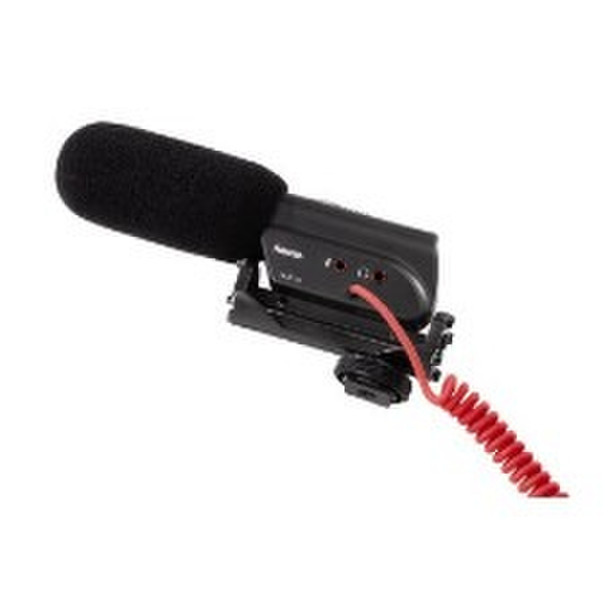 Hama RMZ-18 Digital camcorder microphone Verkabelt Schwarz