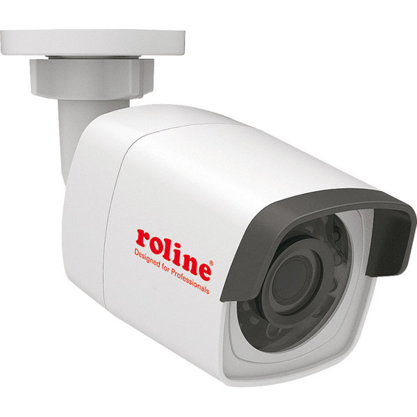 ROLINE 1.3 MPx Fix Bullet Netzwerkkamera, RBOF1-1, IR-LED, PoE, 4mm Objektiv (73,1° Blickwinkel), IP66 für den Außenbereich