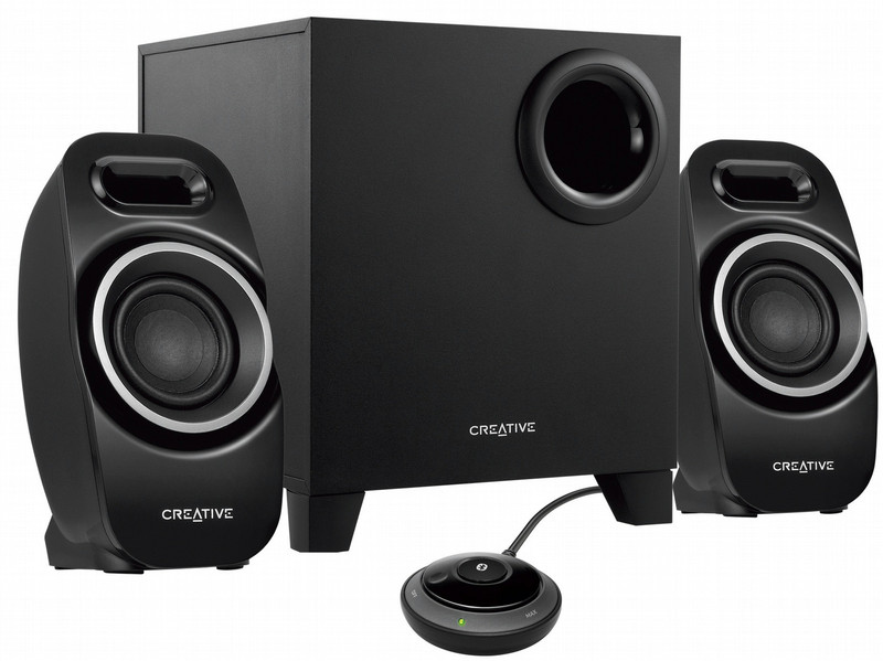 Creative Labs T3250W 2.1channels Black speaker set