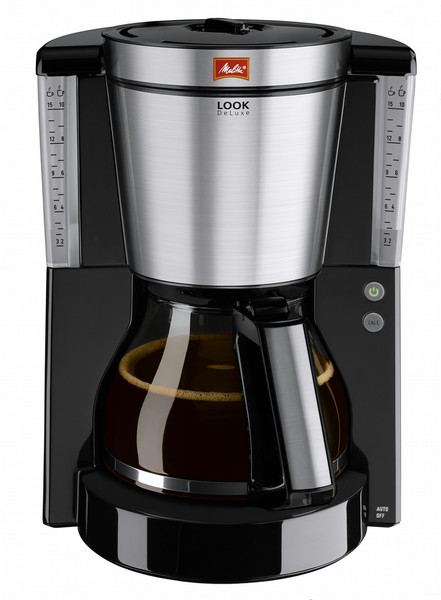 Melitta Look IV Deluxe Drip coffee maker 1.25L 15cups Black