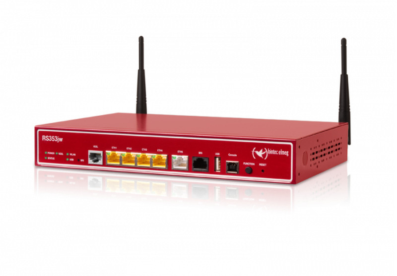 Bintec-elmeg RS353jw Gigabit Ethernet Red
