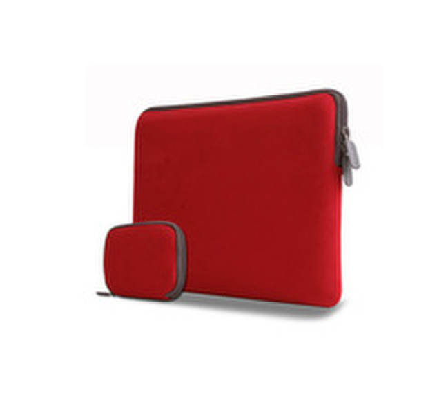 eSTUFF ES1505R 15.4Zoll Sleeve case Rot Notebooktasche