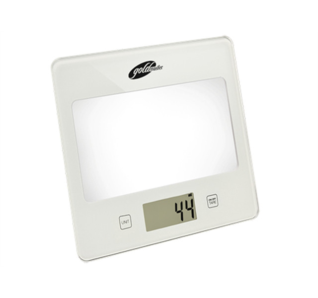 GoldMaster GM-114W Electronic kitchen scale Прозрачный, Белый кухонные весы