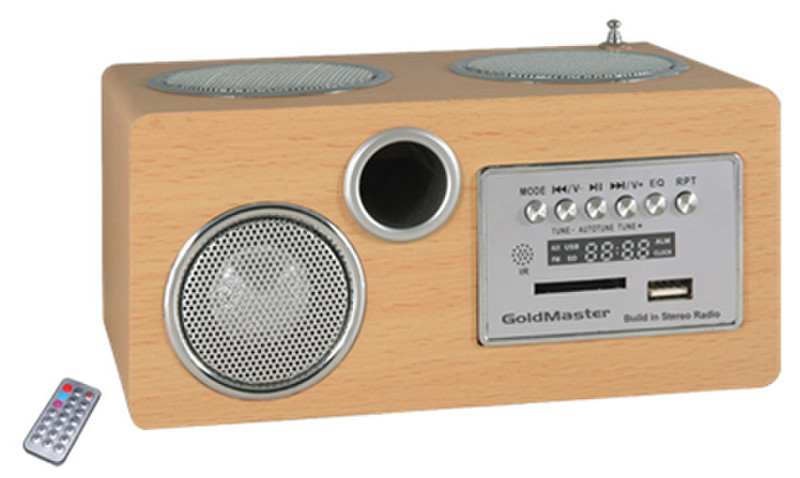 GoldMaster SR-127 Tragbar Braun Radio