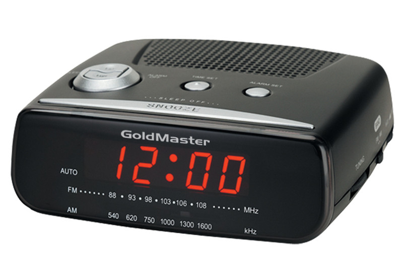 GoldMaster R-137 Портативный Черный радиоприемник