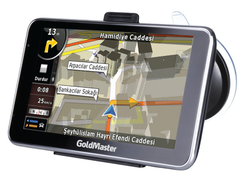 GoldMaster NAV-437 Tragbar / Fixiert 4.3Zoll TFT Touchscreen Schwarz Navigationssystem