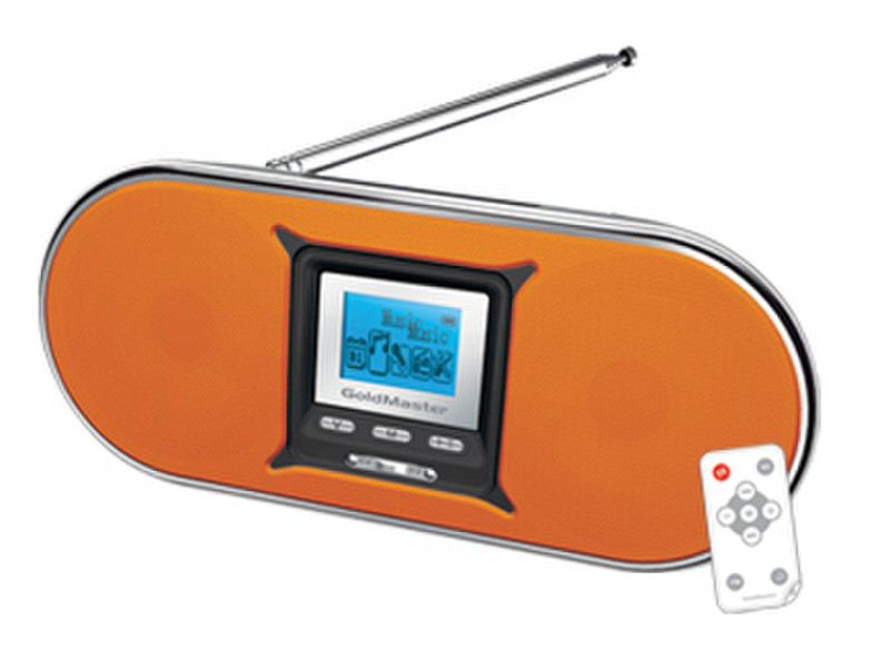 GoldMaster SR-167 Tragbar Analog Orange Radio