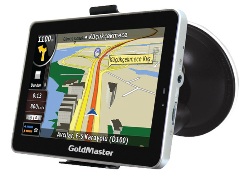GoldMaster NAV-550 Tragbar / Fixiert 5Zoll TFT Touchscreen Schwarz Navigationssystem