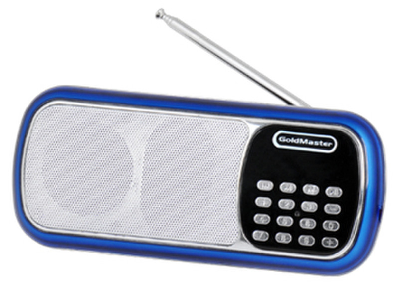 GoldMaster SR-144 USB Портативный Синий радиоприемник