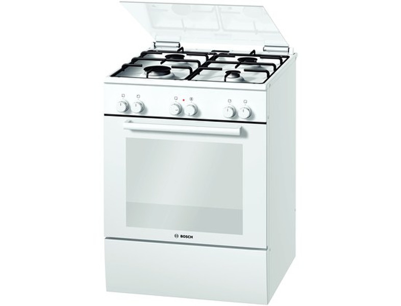 Bosch HGV525120T Отдельностоящий Gas hob A Белый кухонная плита