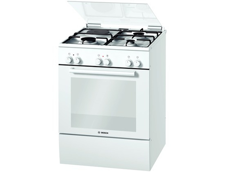 Bosch HGV52D120T Отдельностоящий Gas hob A Белый кухонная плита