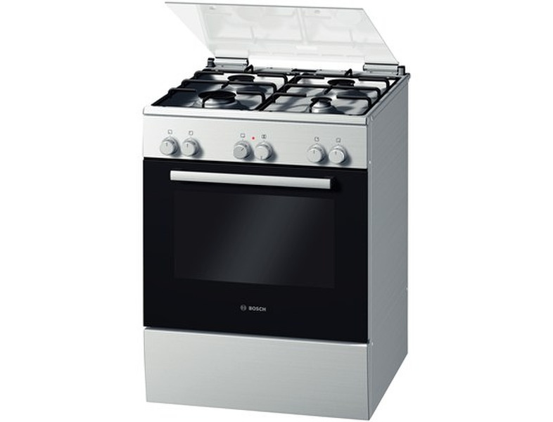 Bosch HGV625250T Freestanding Gas hob A Stainless steel cooker