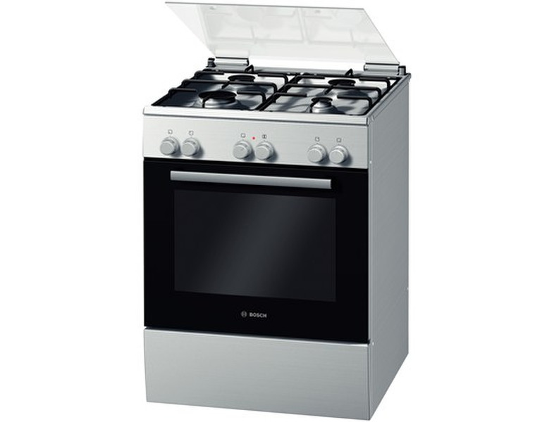 Bosch HGV625253T Freistehend Gas hob A Silber Küchenherd