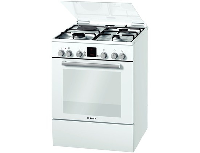 Bosch HGV64D120T Freistehend Gas hob A-10% Weiß Küchenherd