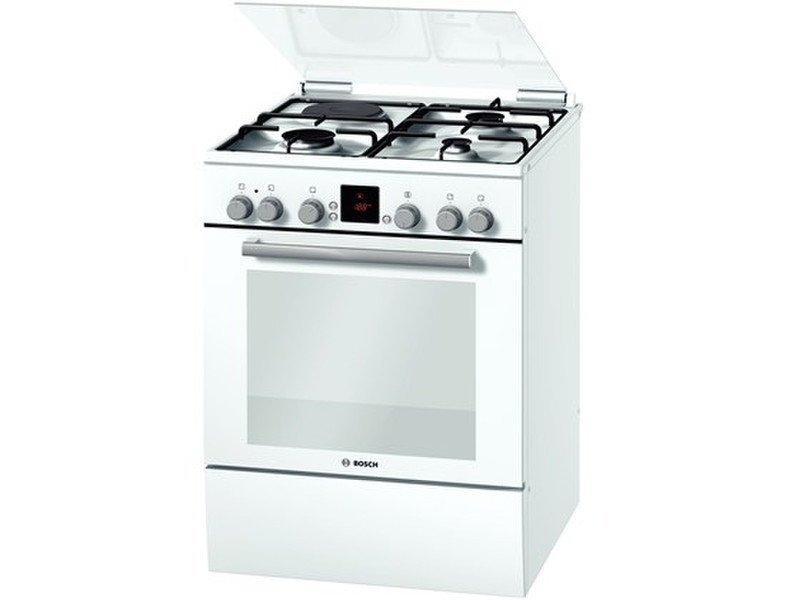 Bosch HGV64D323T Freistehend Gas hob A-10% Weiß Küchenherd