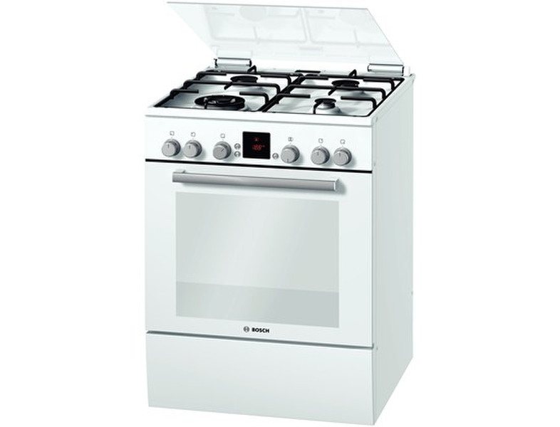 Bosch HGV64W320T Freestanding Gas hob A White cooker