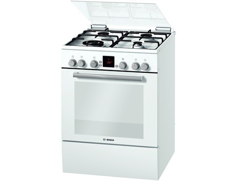 Bosch HGV64W323T Отдельностоящий Gas hob A-10% Белый кухонная плита