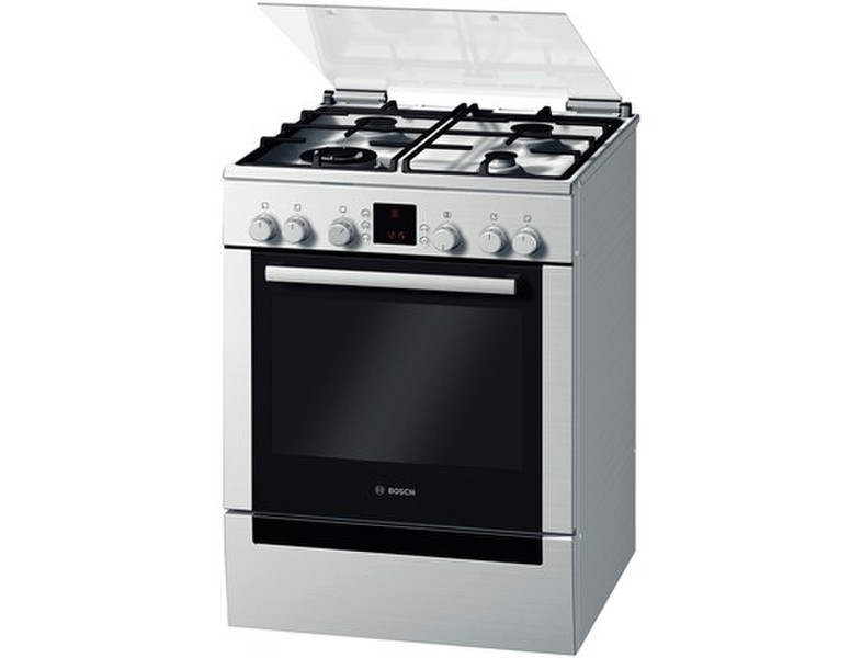 Bosch HGV74W350T Freestanding Gas hob A Stainless steel cooker