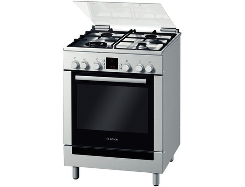 Bosch HGV74W356T Отдельностоящий Gas hob A-20% Нержавеющая сталь кухонная плита