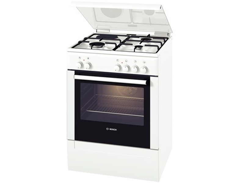 Bosch HSV52C020T Freistehend Gas hob A Weiß Küchenherd