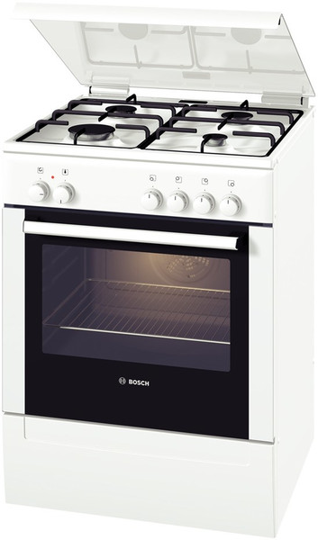 Bosch HSV595121T Freestanding Gas hob A White cooker