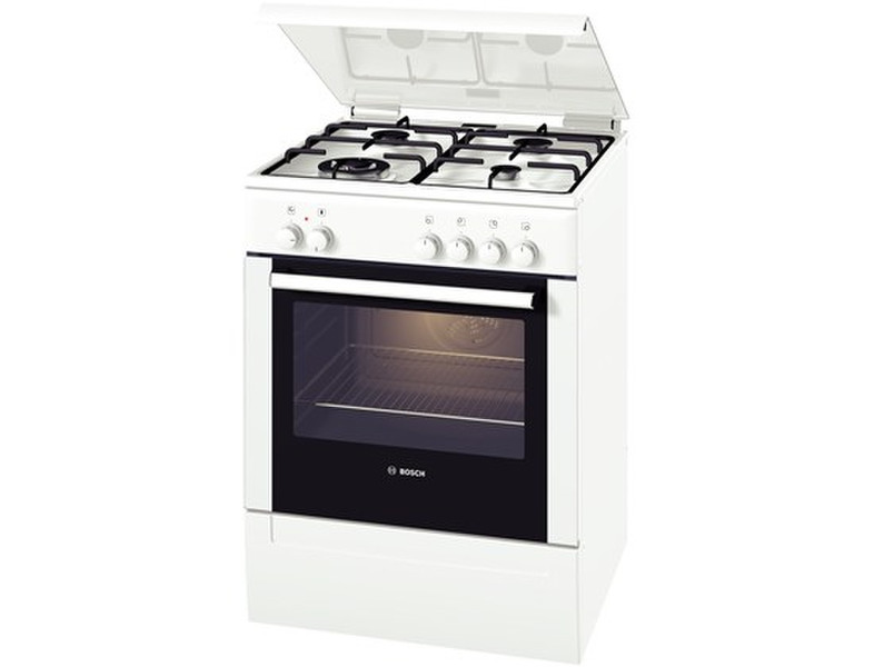 Bosch HSV694020T Freistehend Gas hob A Weiß Küchenherd