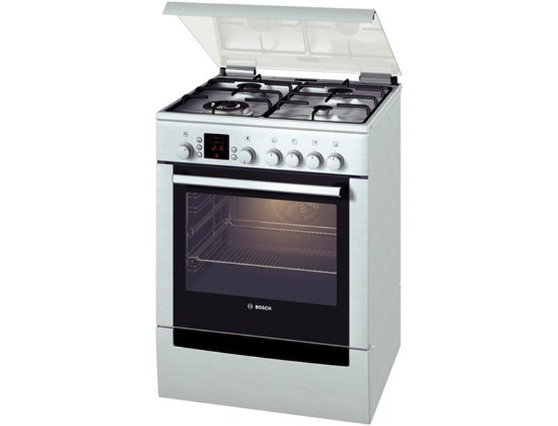 Bosch HSV745050T Freistehend Combi hob A Edelstahl Küchenherd