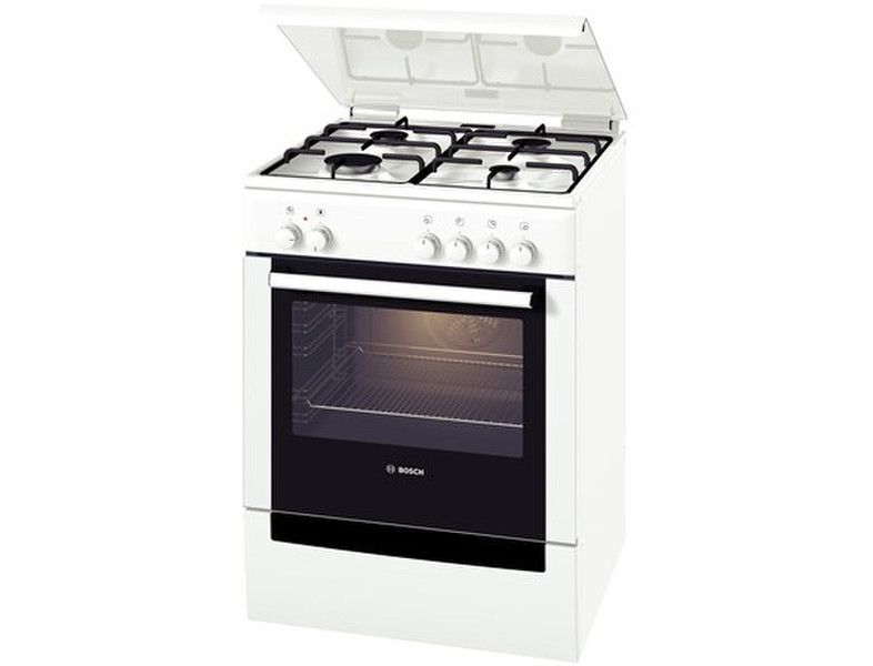 Bosch HSV795220T Freistehend Gas hob A Weiß Küchenherd