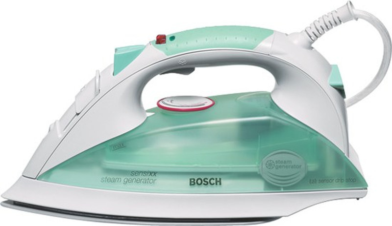 Bosch TDS1023 Steam iron Ceramic soleplate 2400W Green,White iron