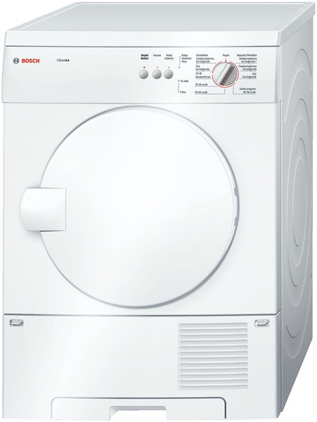 Bosch Classixx WTC84100TR freestanding Front-load 6kg C White tumble dryer