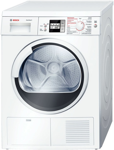 Bosch Avantixx 8 WTS8652STR freestanding Front-load 8kg C White tumble dryer