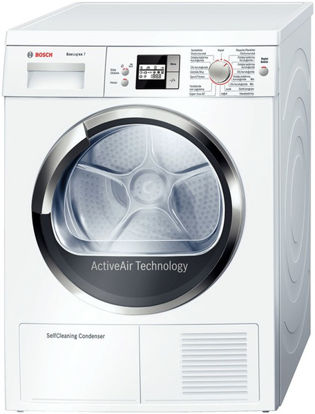 Bosch EcoLogixx 7 WTW86561TR freestanding Front-load 7kg A White tumble dryer