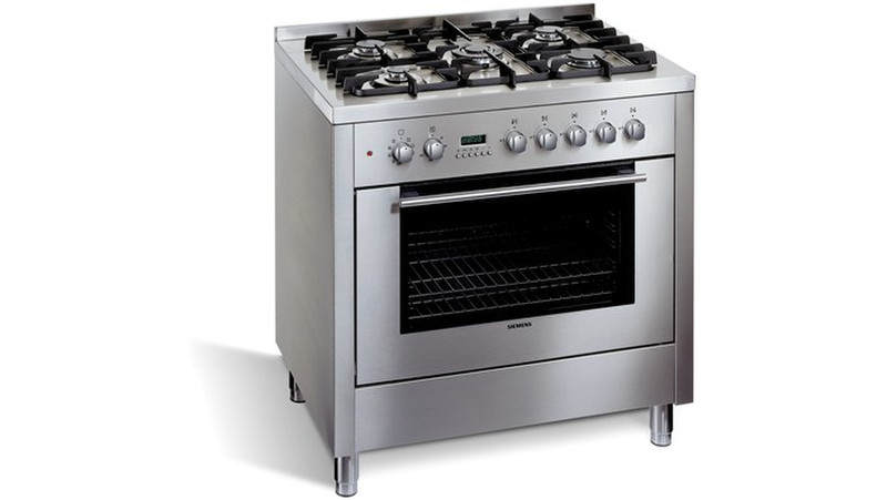 Siemens HM19550EU Freestanding Gas hob B Stainless steel cooker