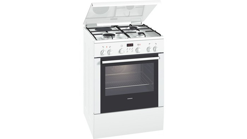 Siemens HM64D200T Отдельностоящий Combi hob A Черный, Белый кухонная плита