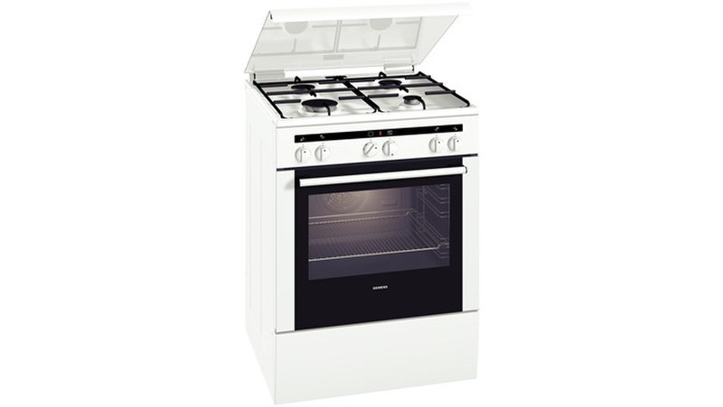 Siemens HM725210T Freestanding Gas hob A Black,White cooker