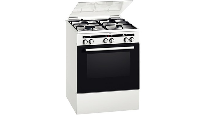 Siemens HR593214T Freestanding Gas hob A-20% White cooker